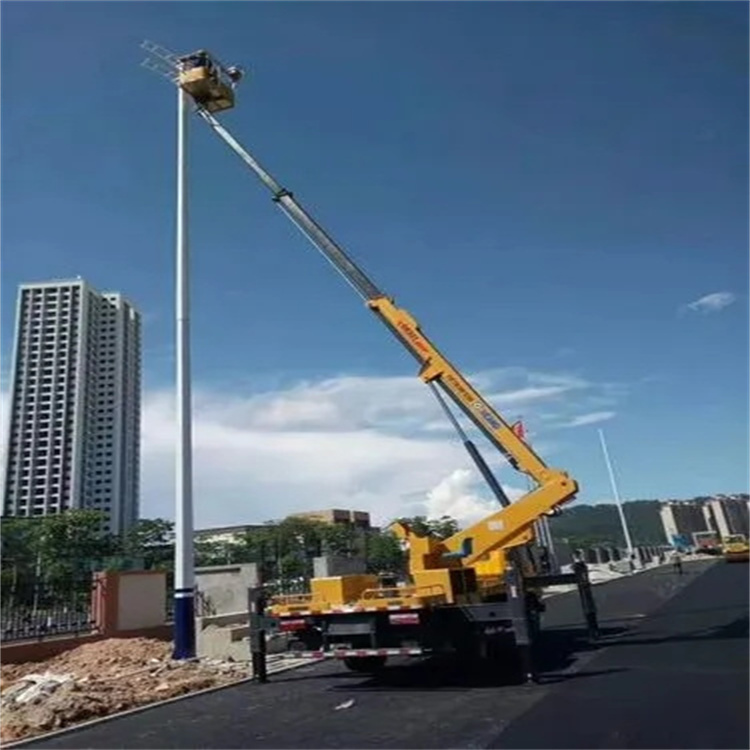 马村维修路灯的曲臂升降车出租