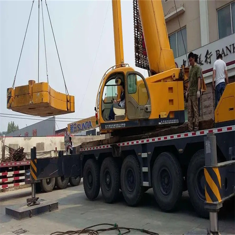 马村当地吊车出租|机器吊装|75吨|工厂搬迁服务